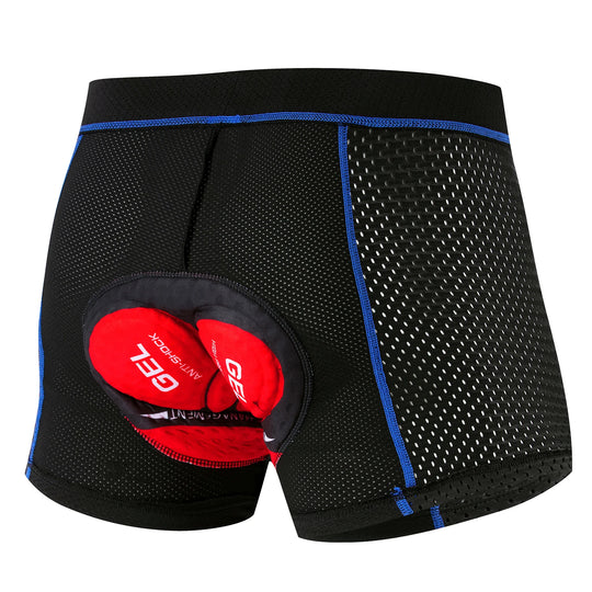 Herren Fahrradhosen Atmungsaktive Radhose mit Gelpolster 7