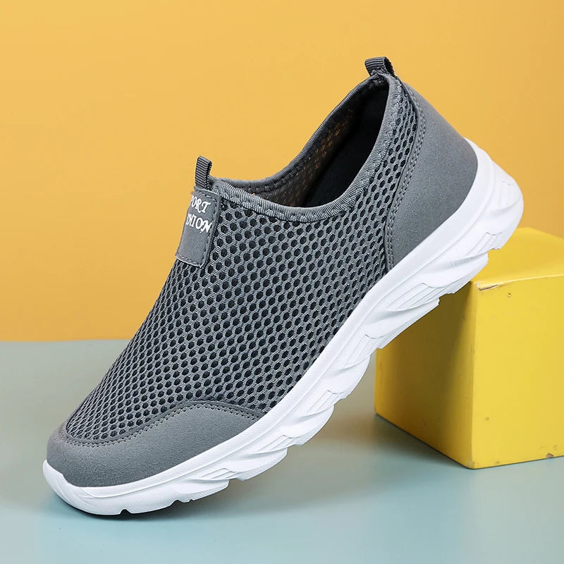 Herren Freizeit Schuhe Atmungsaktiv Slip-On Sneakers 1