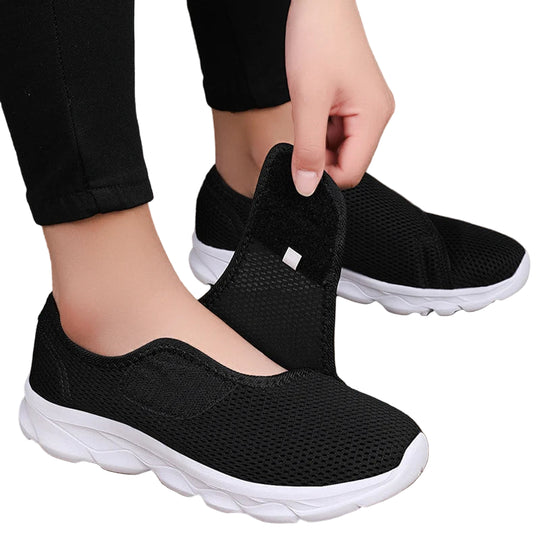 Herren Komfort Schuhe für breite Füße mit verstellbarem Design 0