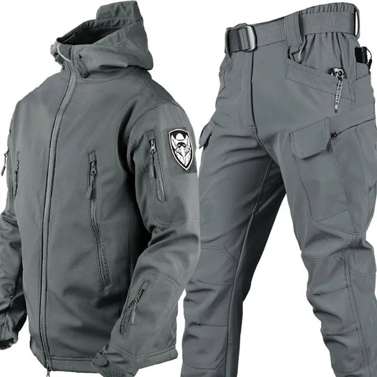 Herren Outdoor Jacke und Hose wind- und wasserdicht 1