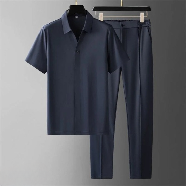 Herren Polo Set Sportlich Hochwertiger Stoff 11
