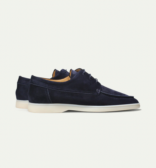 Herren Schuhe Faulenzer Komfortabel Hochwertige Textilien und Leder 2