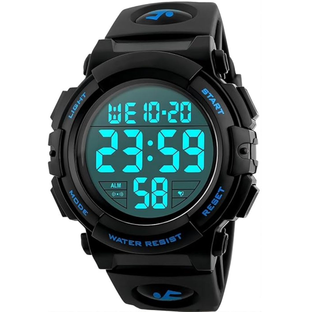 Herren Sportuhr Digital Wasserdicht Militärisch Stil 0