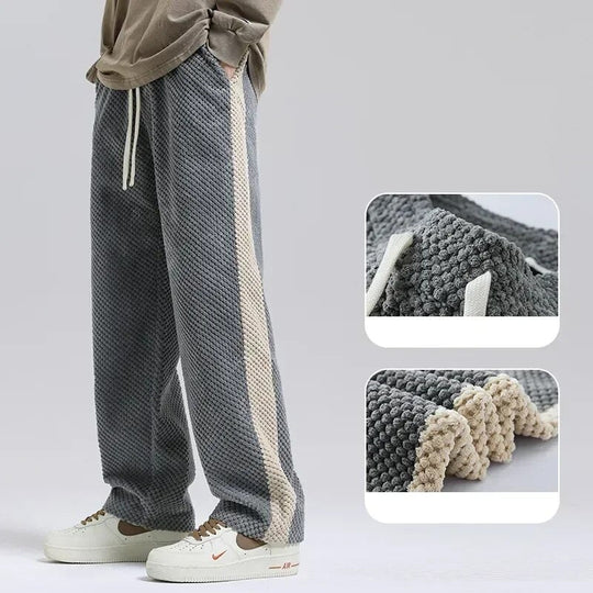 Herren Sweatpants aus Baumwollcord mit Kordelzug 0