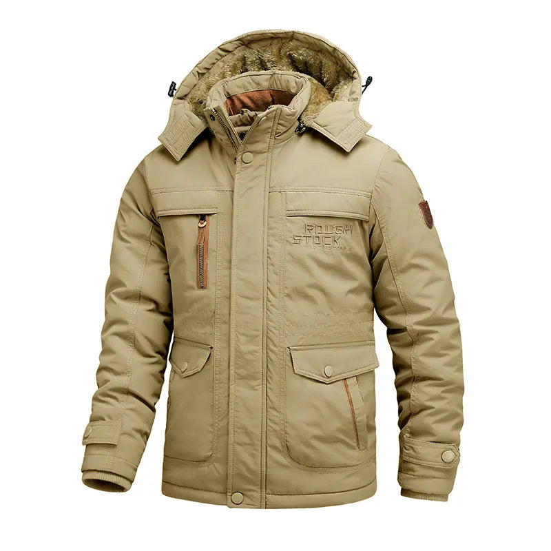 Herren Wintermantel Taktisch Wasserdicht 2