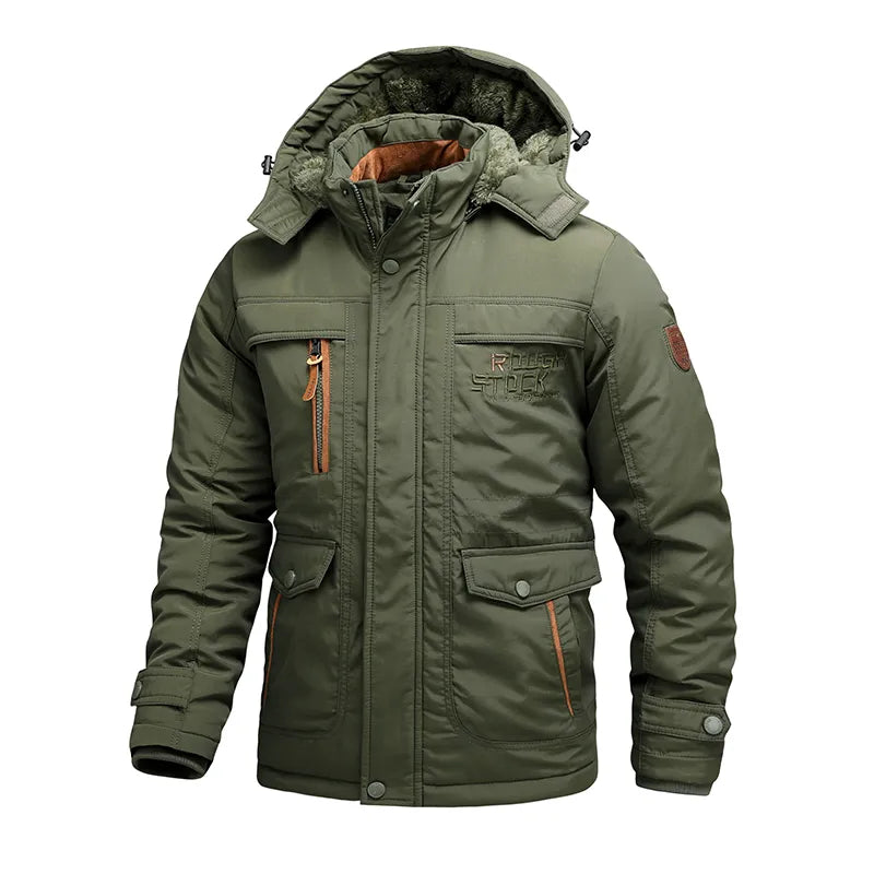 Herren Wintermantel Taktisch Wasserdicht 4
