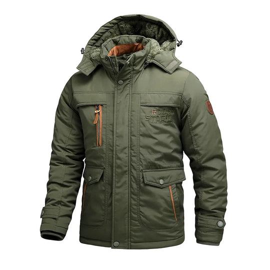 Herren Wintermantel Taktisch Wasserdicht 4