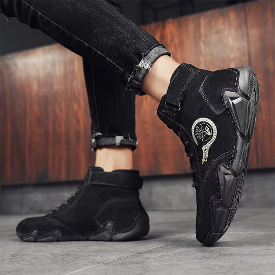 Herren Winterstiefel Bequem für Aktive Tage mit Gepolsterter Sohle 5