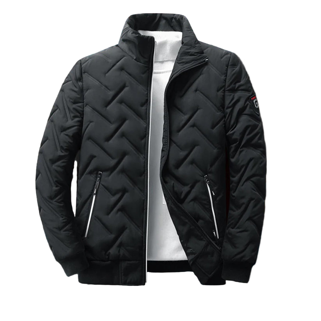 Herrenjacke Winter Warm Mit Stil und Praktischen Taschen 0