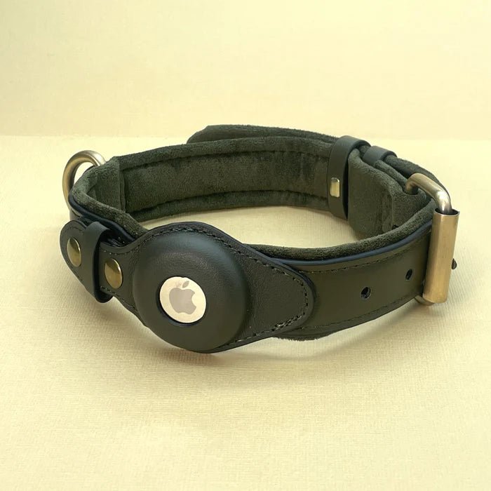 Hunde Halsband mit AirTag-Halterung, Wasserabweisend und Komfortablem Innenfutter 5