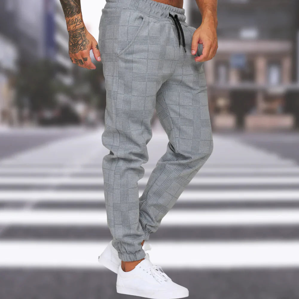 Variant image for Herren Hosen Karierte Elegante Baumwollmischung für Formelle und Lässige Anlässe-8