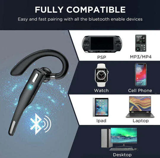Kabelloses Bluetooth Headset mit Noise Cancelling und Dual-Mikrofon für klare Kommunikation 6
