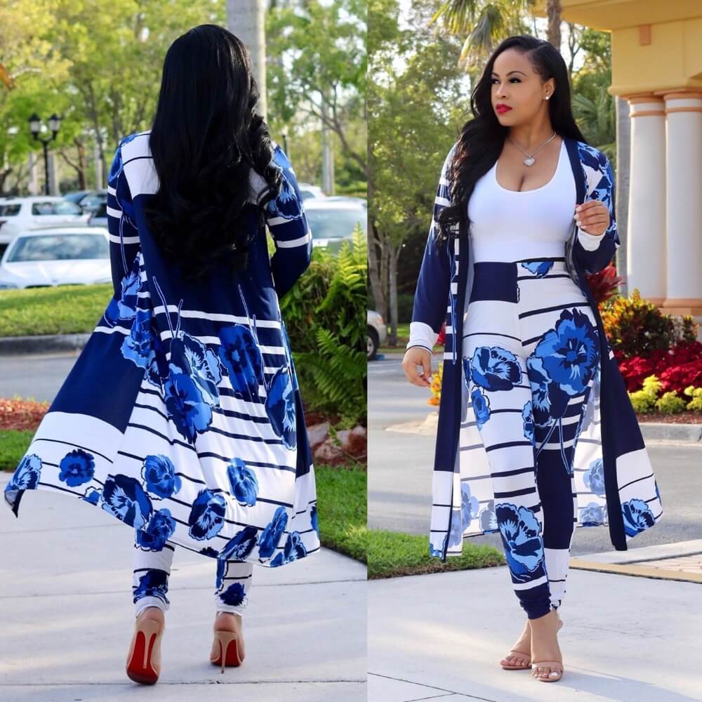 Kimono-Strickjacken-Set