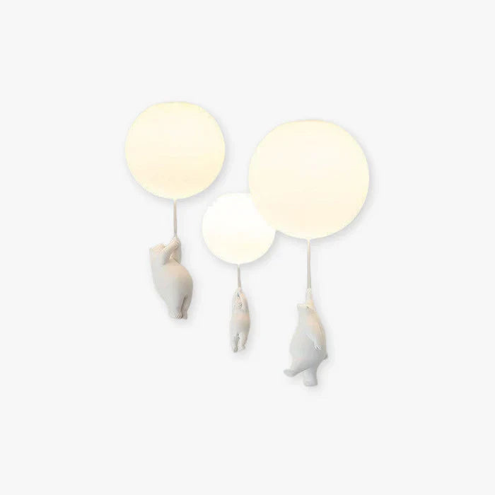 Kinder Deckenlampe Bär und Ballon LED Deckenleuchte für fröhliche Atmosphäre 1