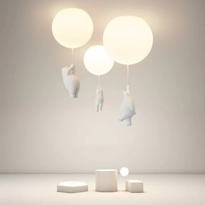 Kinder Deckenlampe Bär und Ballon LED Deckenleuchte für fröhliche Atmosphäre 2