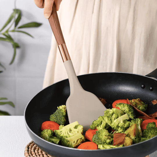 Küchenhelfer Set Mit Ergonomischen Holzgriffen Für Stilvolles Kochen 5