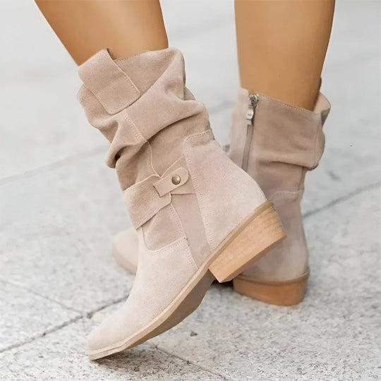 Lässige Stiefel mit Weichem Fußbett für Damen 0