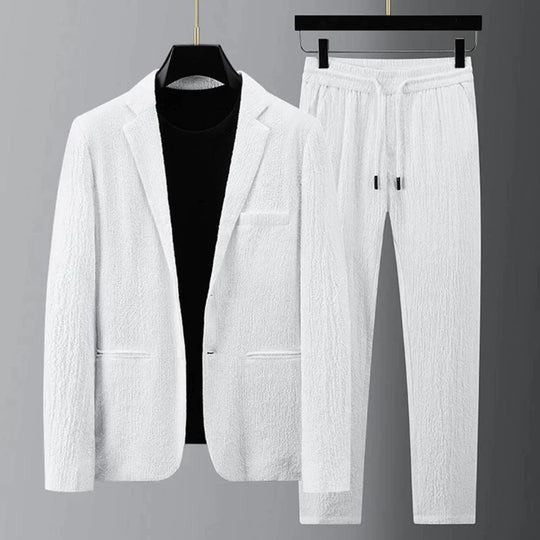 Variant image for Herren Anzug Zweiteilig Lässig Blazer und Hose Hochwertige Stoffe-7