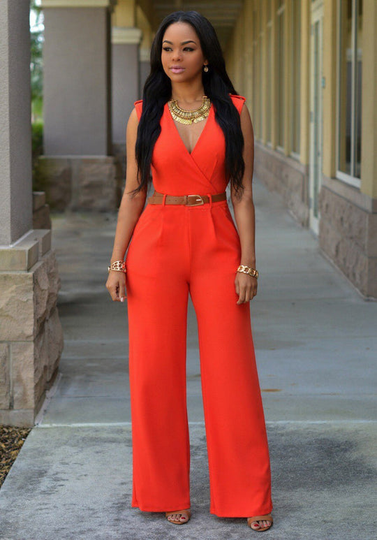 Damen Jumpsuit Elegant Sommer Polyester Stilvoller Schnitt-5
