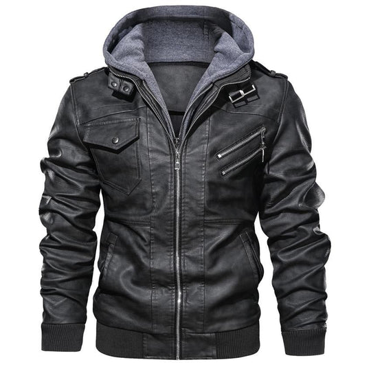 Motorrad-Lederjacke Für Männer