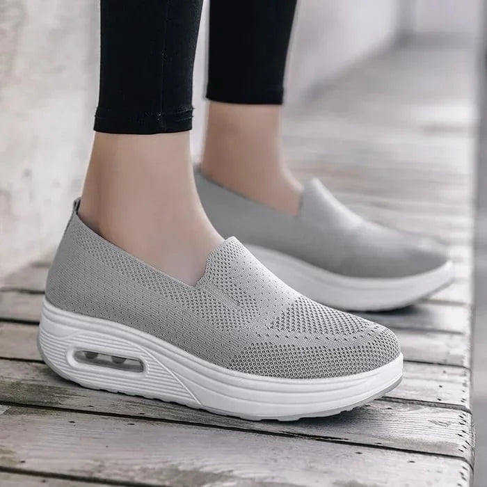 Variant image for Herren Sneaker Grau Atmungsaktiv Bequem Orthopädisch-1