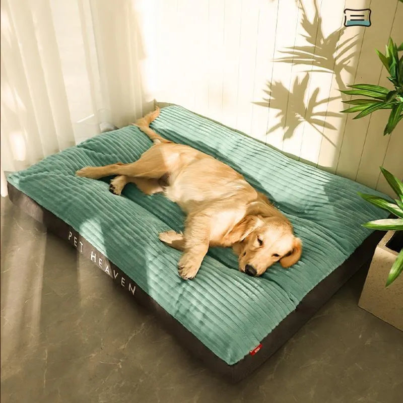 Orthopädisches Hundebett für Winterkomfort mit Gelenkunterstützung und flauschigem Design 1