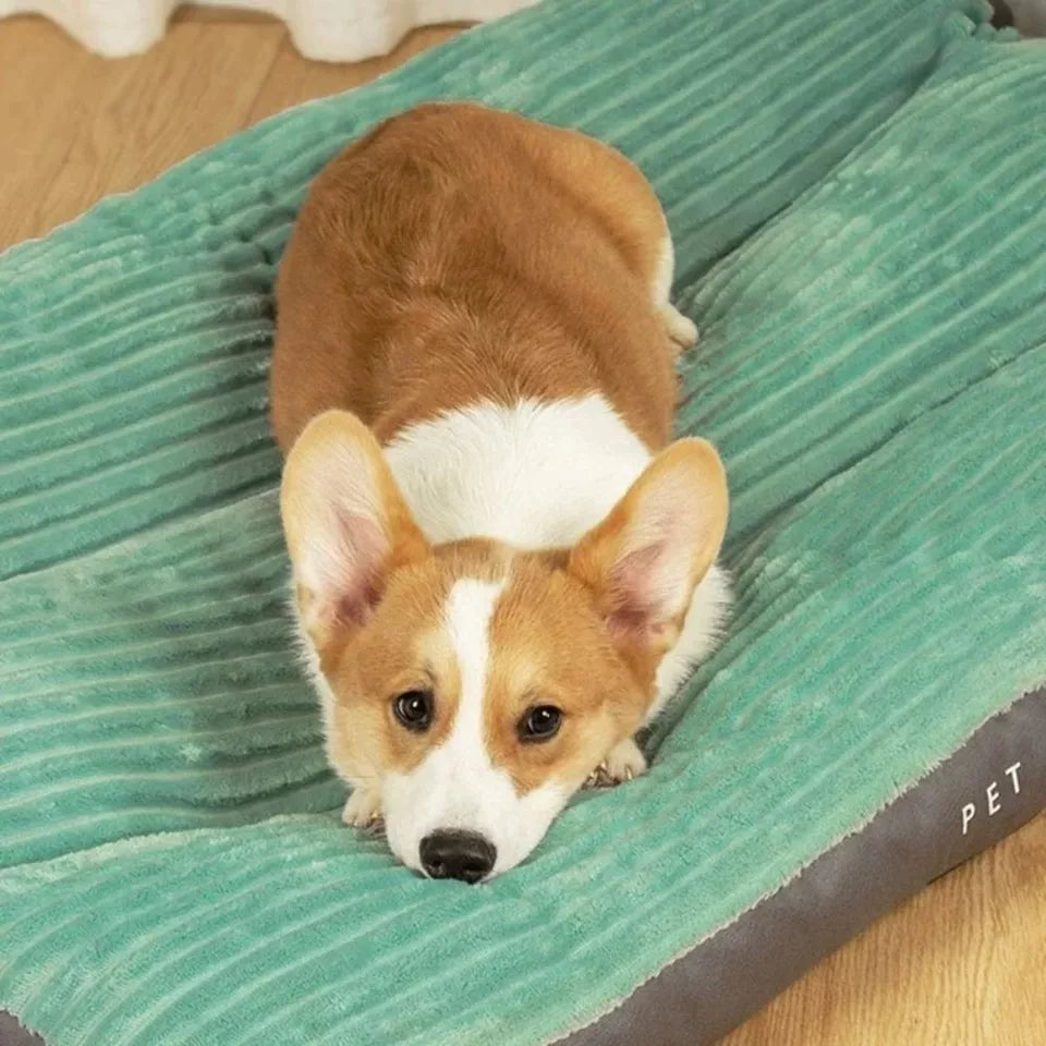 Orthopädisches Hundebett für Winterkomfort mit Gelenkunterstützung und flauschigem Design 3
