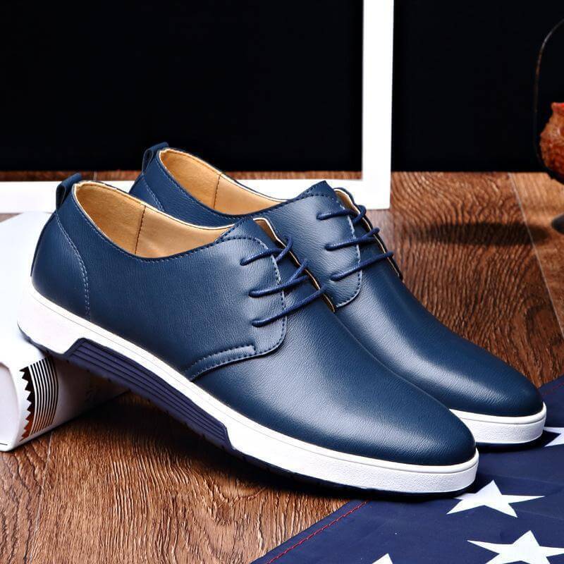 Oxford Leder Freizeitschuhe