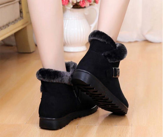 Plüsch-Schneestiefel Für Frauen