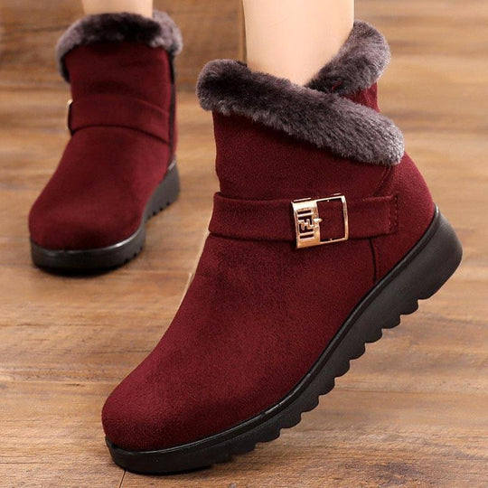Plüsch-Schneestiefel Für Frauen