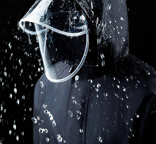 Regenanzug für Erwachsene, wasserdicht, vielseitig einsetzbar für Motorrad und E-Bike 1