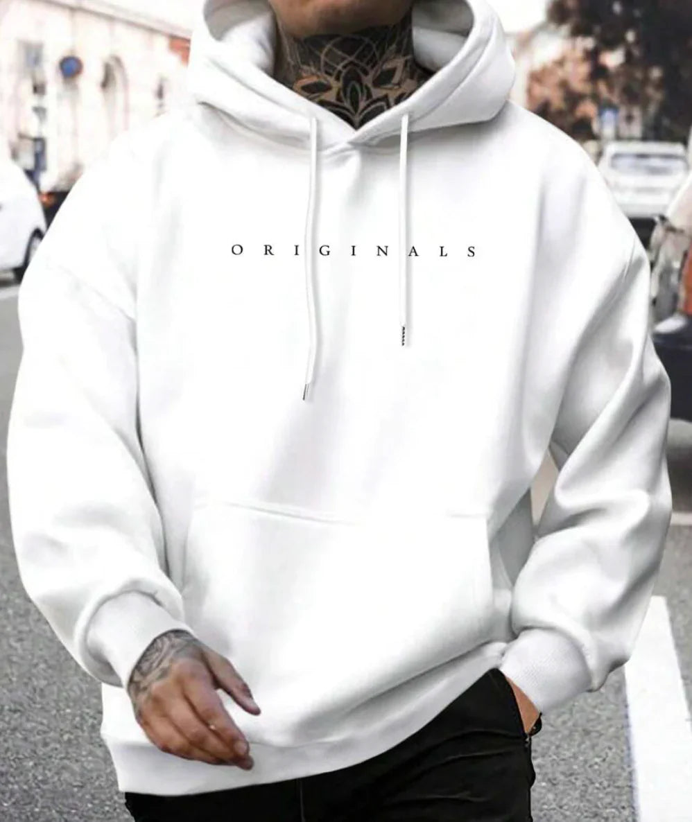 Variant image for Herren Hoodie Lässiger Stil 100% Baumwolle Bequem und Vielseitig-10