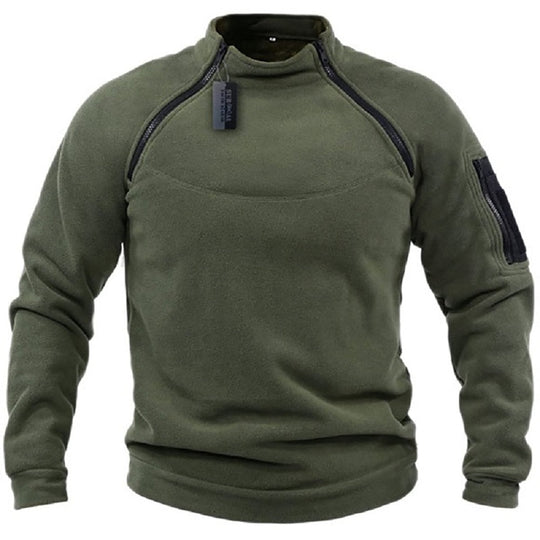 Herren Jagdweste Taktisch Fleece Warm Wetterfest Mit Praktischen Taschen 3