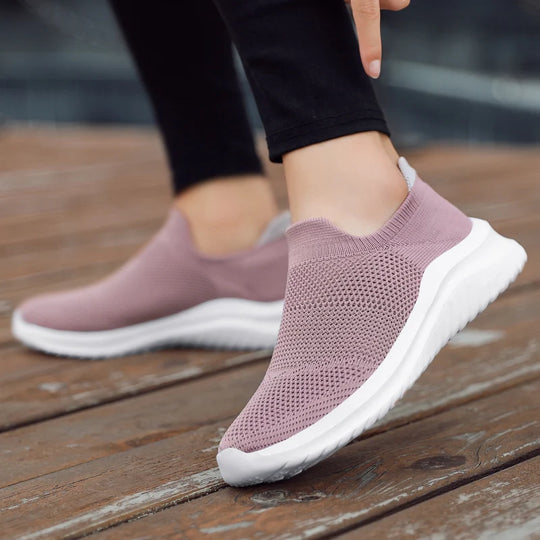 Sneaker Damen Klassisch Aus Canvas Bequeme Passform Flache Sohle 2