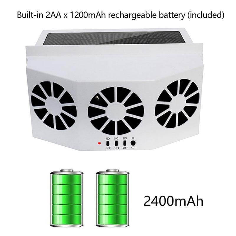 Solarbetriebener Auto Ventilator für Frische Luft und Luftzirkulation 5