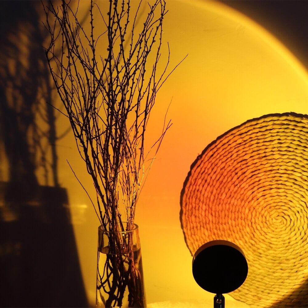 Sonnenuntergang Lampe LED mit Fernbedienung und drehbarem Kopf 4