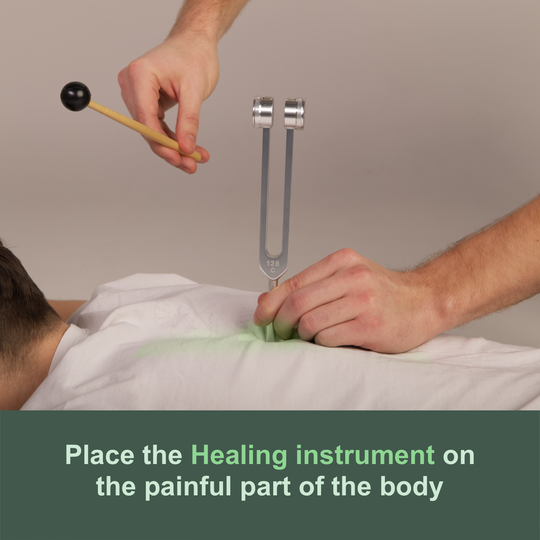 Stimmgabel 128 Hz für Klangtherapie und Vibrationstherapie 3