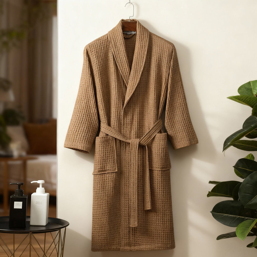 Unisex Bademantel mit Taschen für Herren und Damen 5