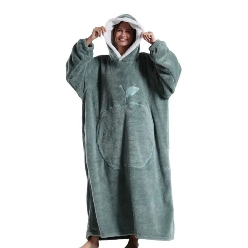 Unisex Fleece Hoodie Übergröße für Komfort und Entspannung 10