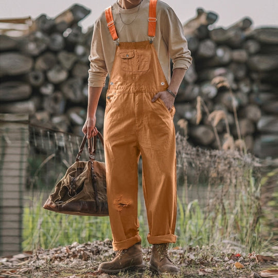 Unisex Gartenhose mit Verstellbaren Trägern und Tiefe Taschen 8