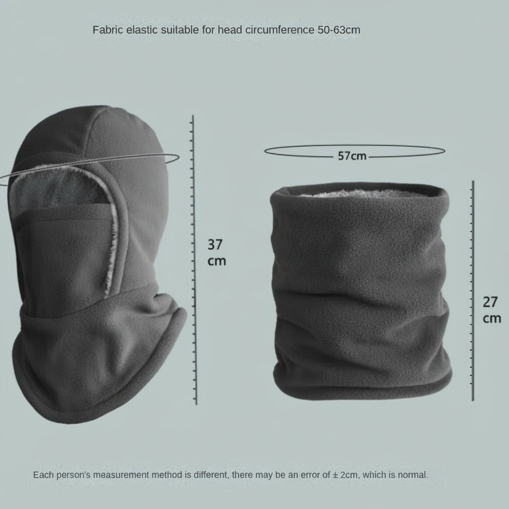 Unisex Sturmhaube Fleece für Kälte – Winddichte Sturmmaske für Fahrrad und Wintersport 5