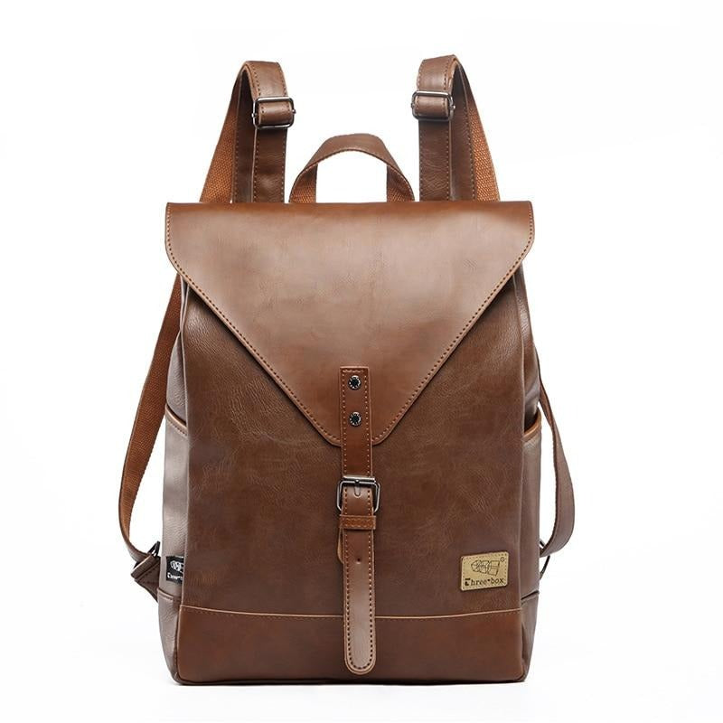Vintage Kunstleder-Rucksack