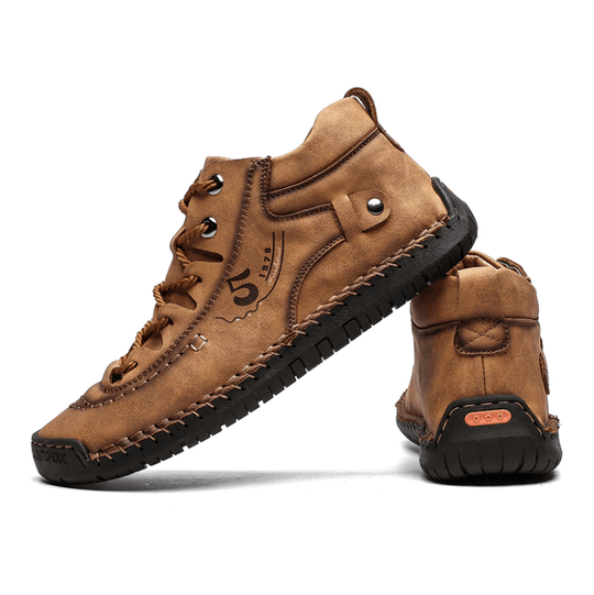 Vintage-Lederstiefel