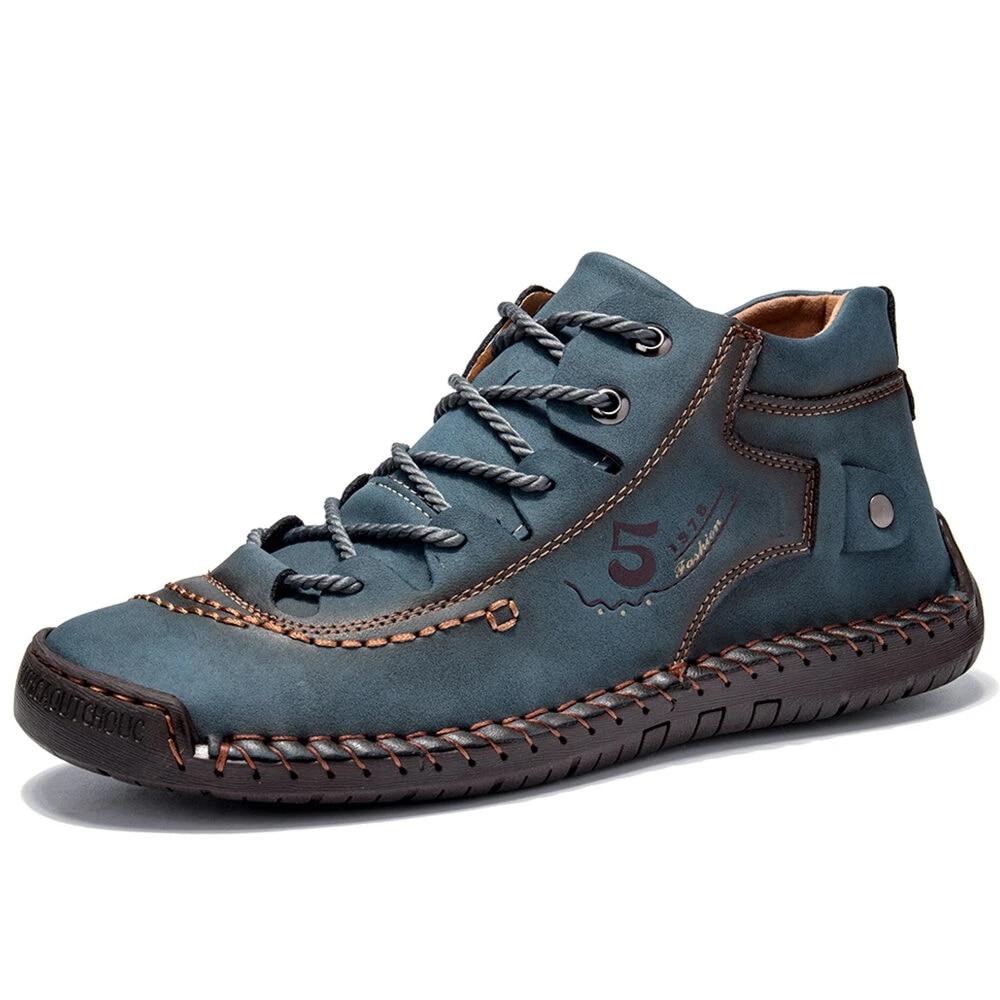 Vintage-Lederstiefel