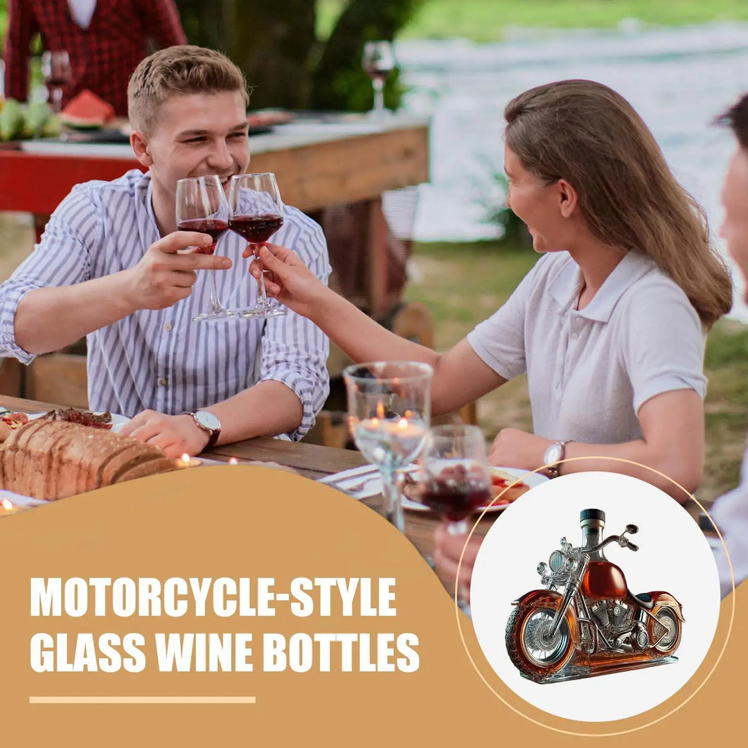 Whisky Dekanter Motorrad Design für Männer 1