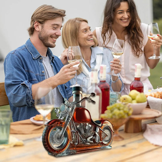 Whisky Dekanter Motorrad Design für Männer 2