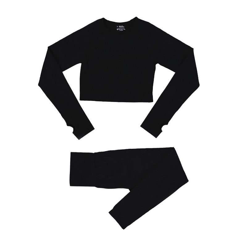 Yoga-Set Fitness-Sportbekleidung