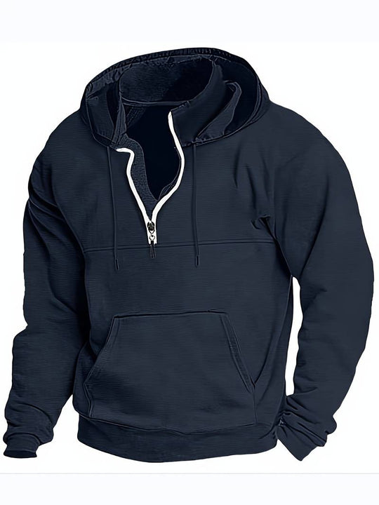 Variant image for Herren Kapuzenpullover Lässig Baumwolle mit Kängurutasche-15