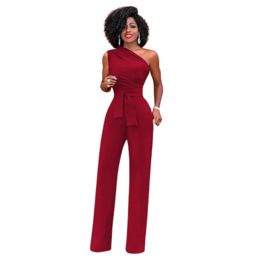 Ein-Schulter-Bodycon-Overall