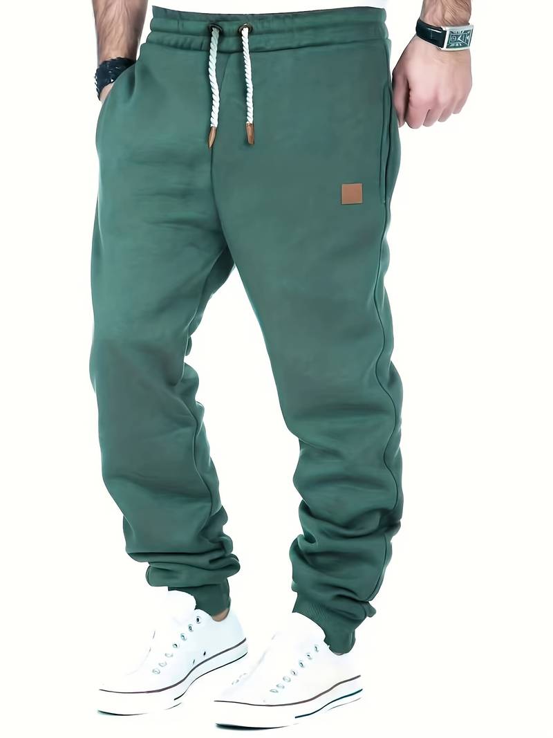 Variant image for Herren Hose Lässig Locker Sitzend Baumwolle mit Kordelzug-17